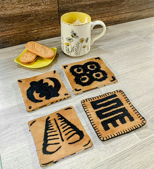 Adinkra Coaster Kit