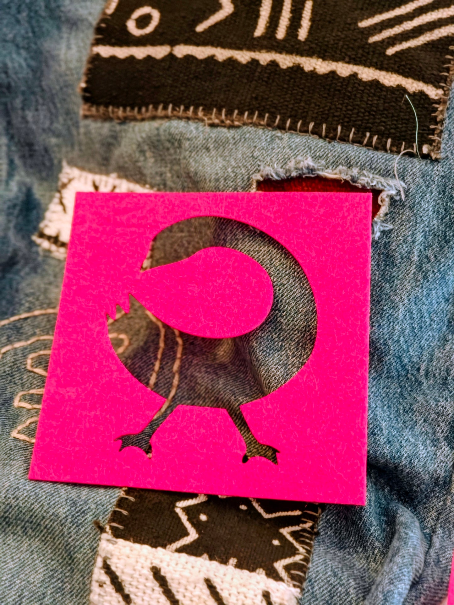 Andinkra Stencils for Embellishment and Visible Mending