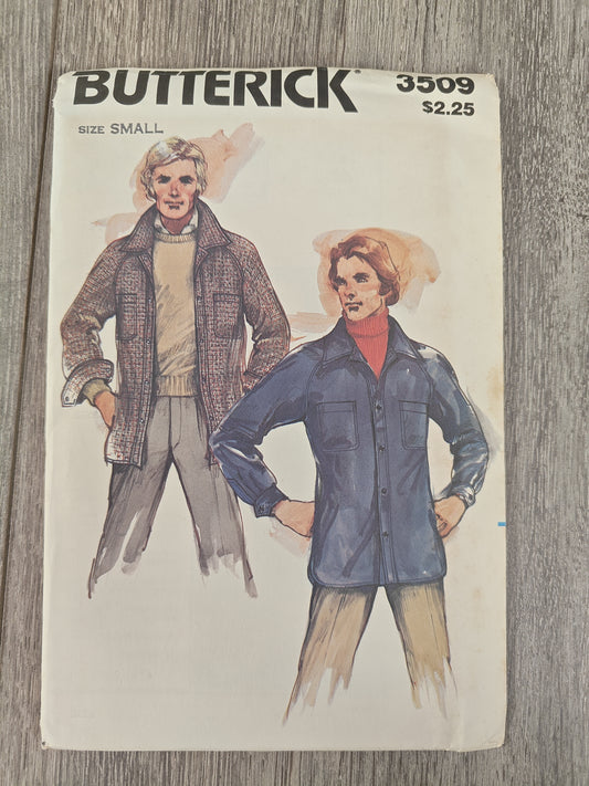 Butterick 3509 Men's Pattern Small
