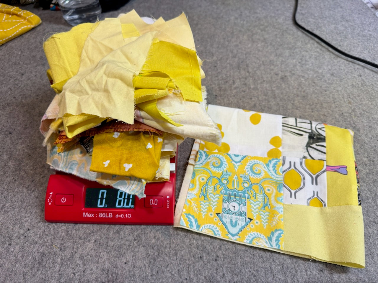 Improv Pieced Bundles with Pieced Panel by Stephanie Ruyle