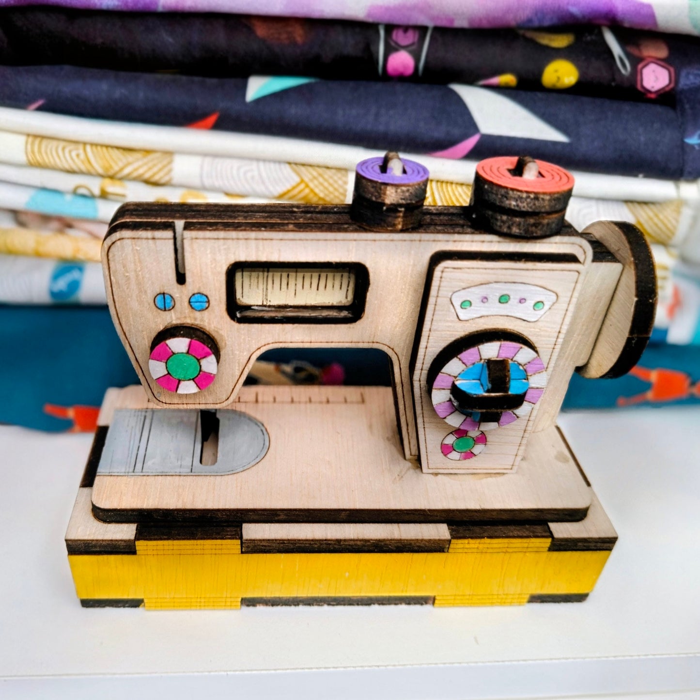 Wooden 3D Sewing Machine Kit