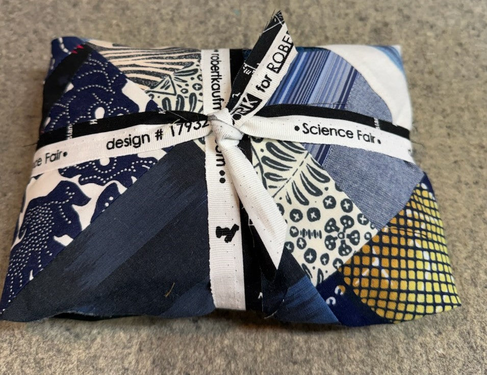 Improv Pieced Bundles with Pieced Panel by Stephanie Ruyle