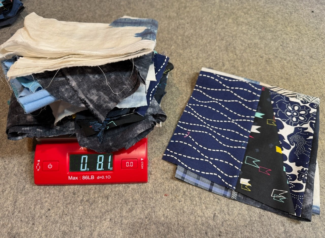 Improv Pieced Bundles with Pieced Panel by Stephanie Ruyle