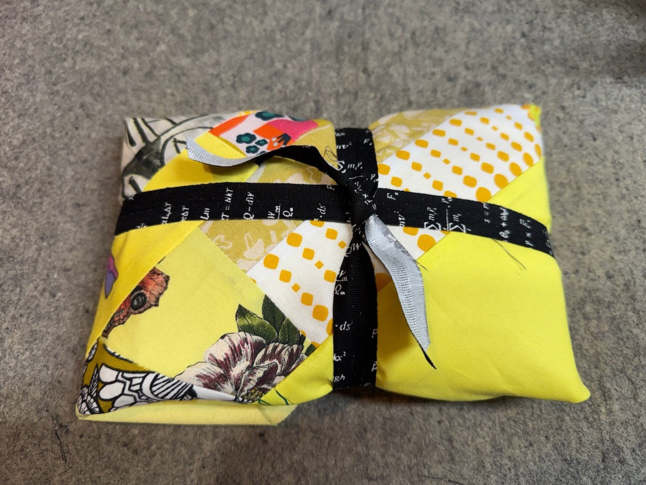 Improv Pieced Bundles with Pieced Panel by Stephanie Ruyle