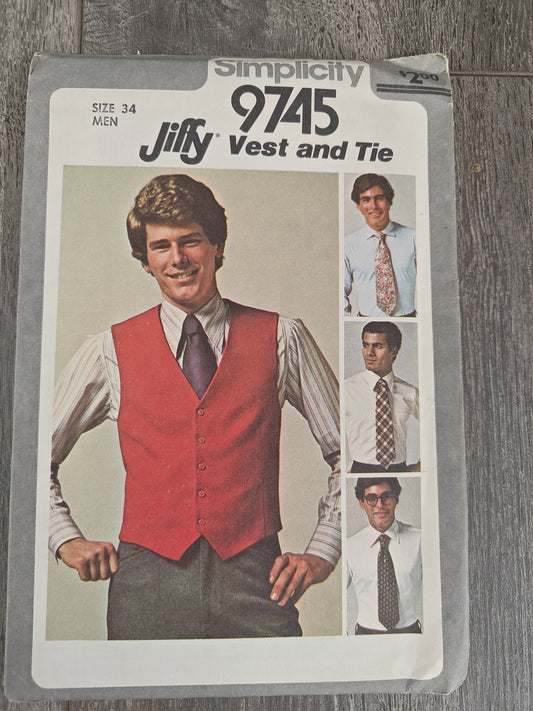 Simplicity 9745 Men's Vest