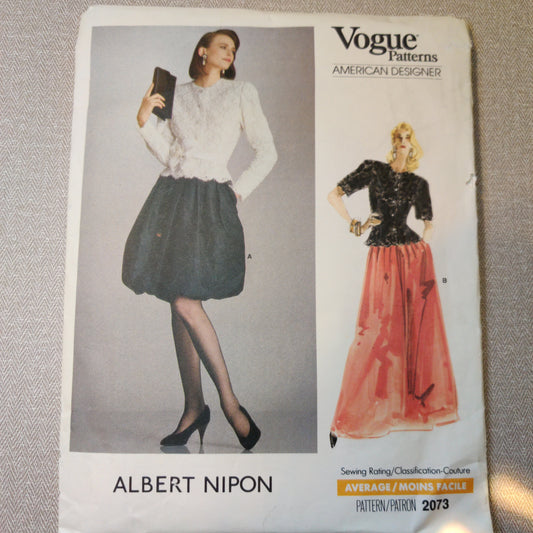 Vogue 2073 Albert Nipon size 16