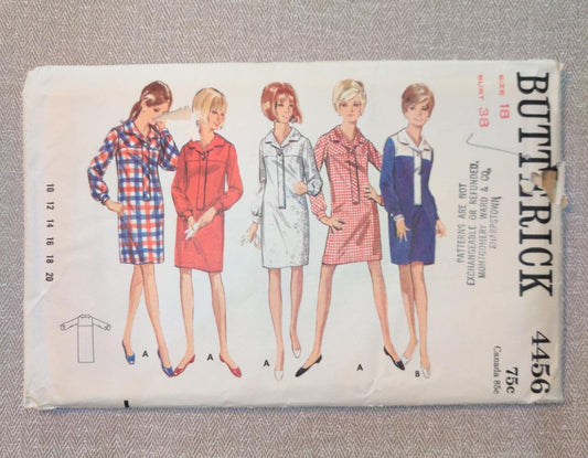 Butterick 4456 Size 18 Bust 38