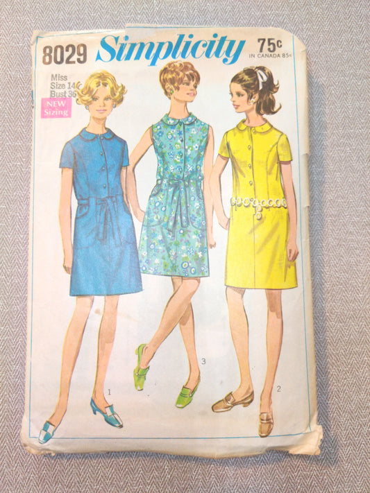 Simplicity 8029 Size 14 Bust 36