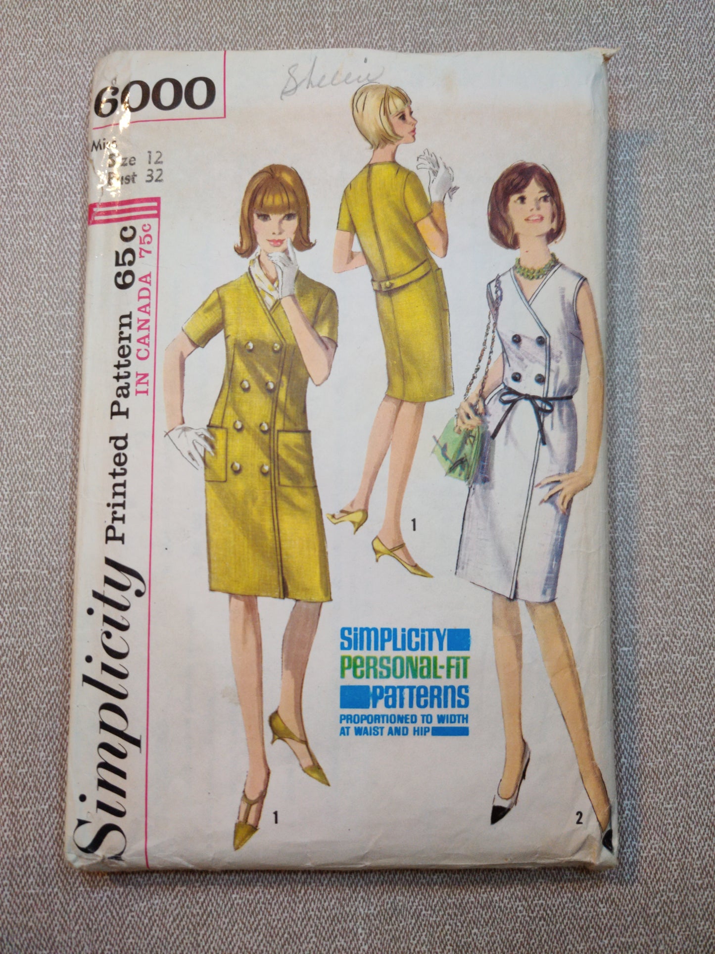 Simplicity 6000 Size 12 Bust 32