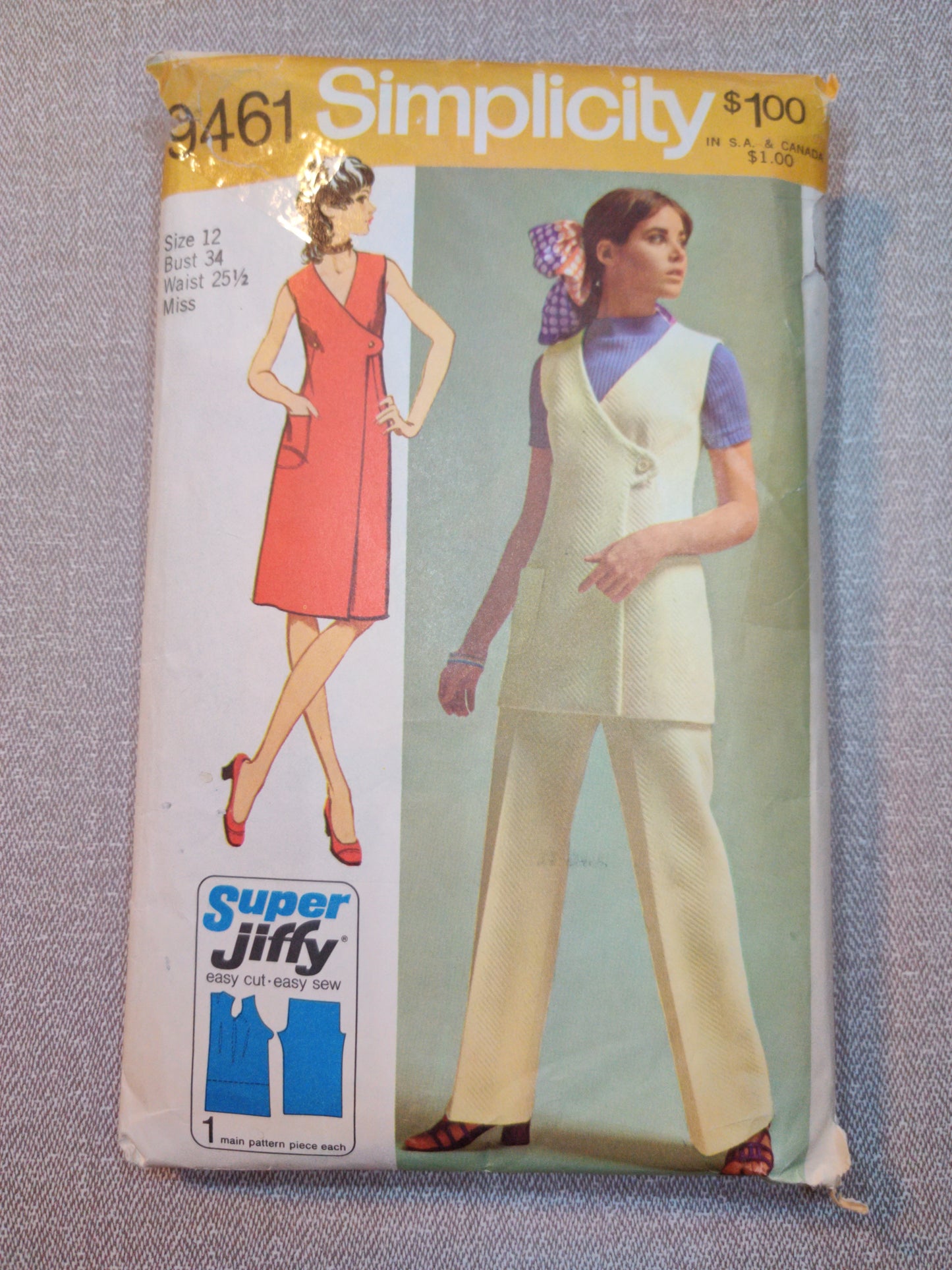 Simplicity 9461 Size 12 Bust 34