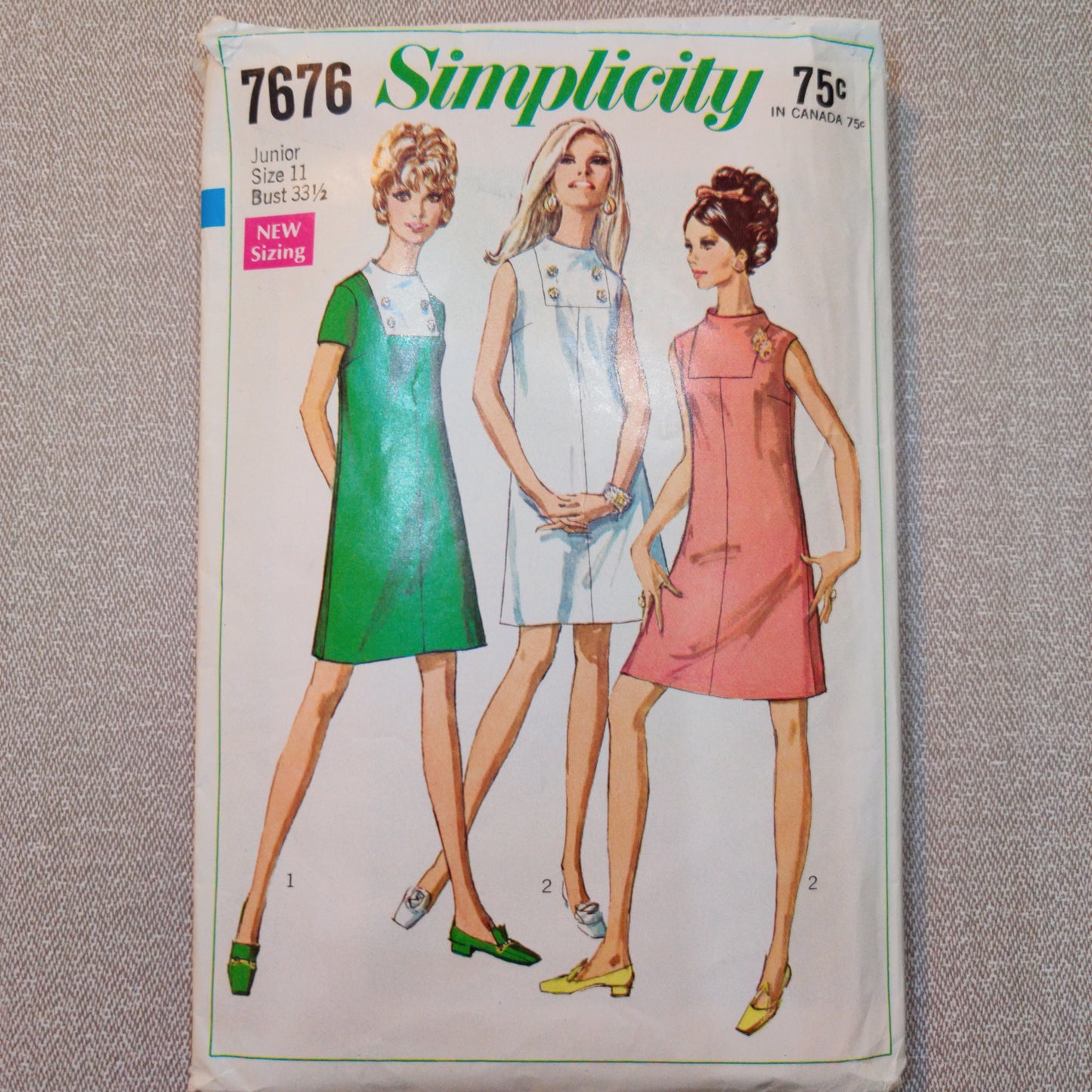 Simplicity 7676 Size 11 Bust 33 1/2