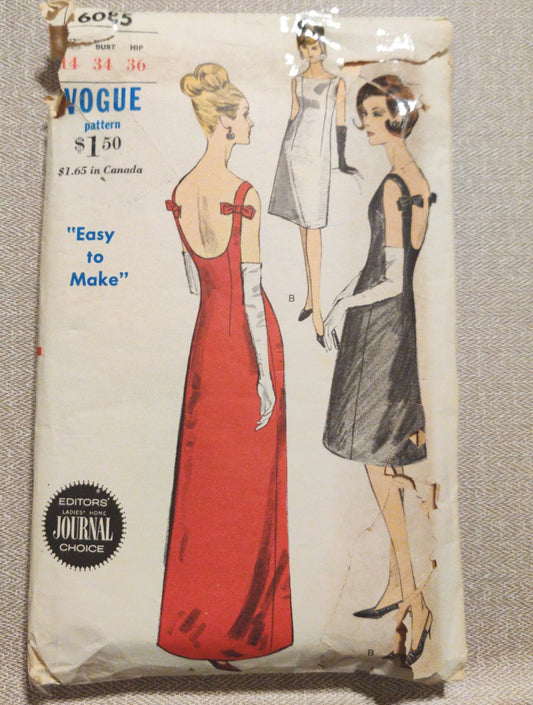 Vogue 6085 Size 14 Bust 36