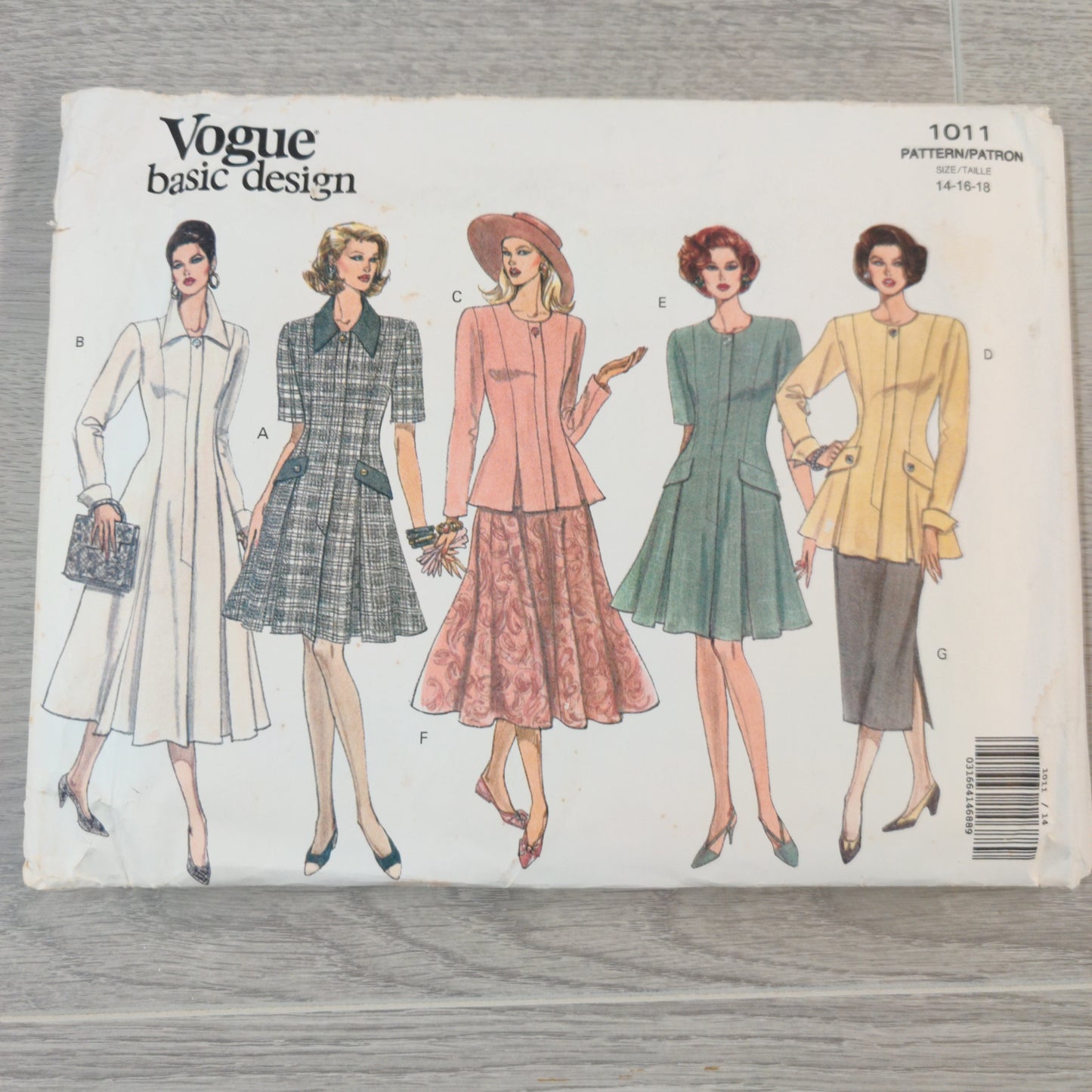 Vogue 1011 Size 14-16-18