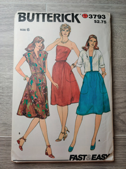 Butterick 3793 Size 6