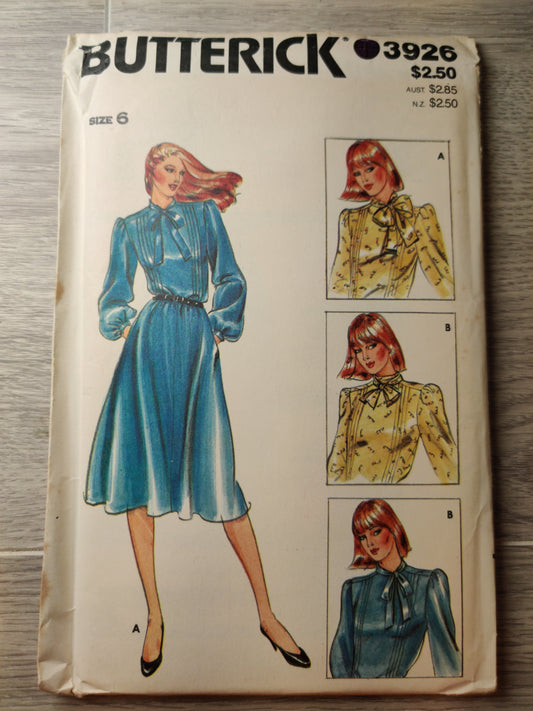 Butterick 3926 Size 6