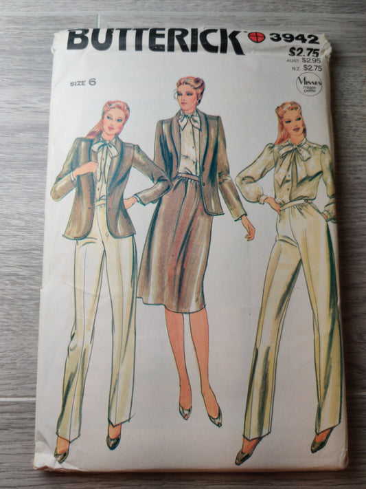 Butterick 3942 Size 6