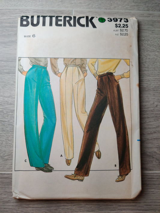 Butterick 3973 Size 6