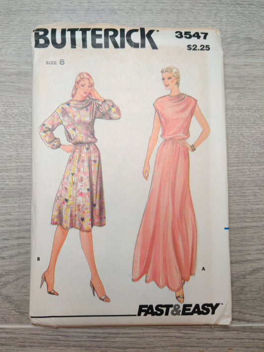 Butterick 3547 Size 8