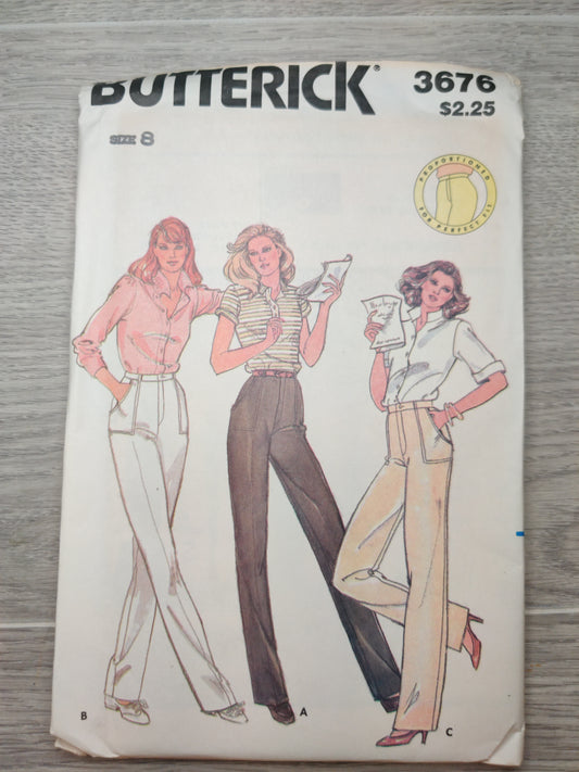 Butterick 3676 Size 8