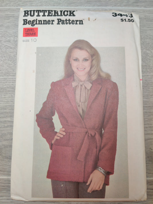Butterick 3443 Size 10