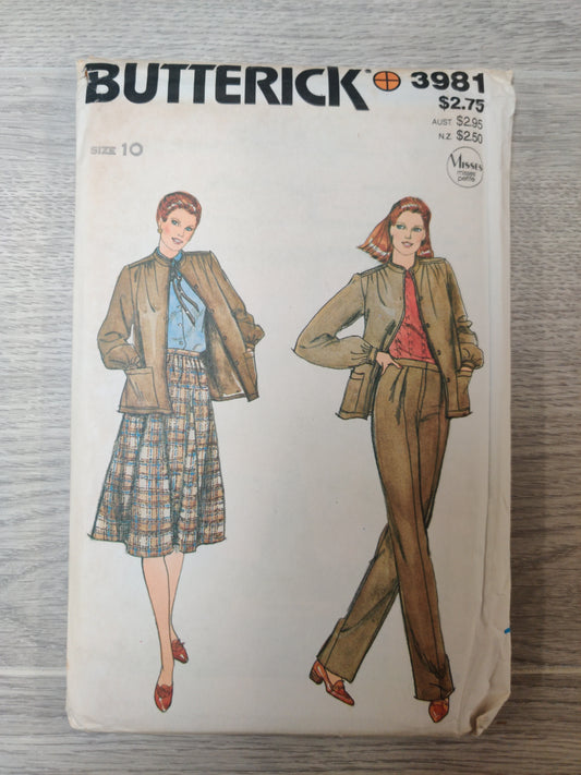 Butterick 3981 Size 10