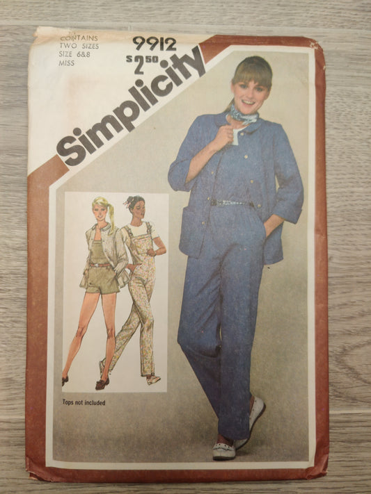 Simplicity 9912 Size 6&8