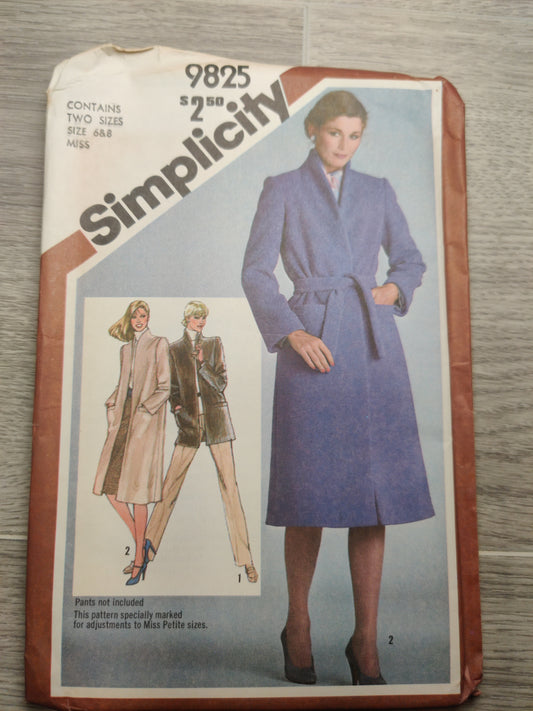 Simplicity 9825 Size 6&8