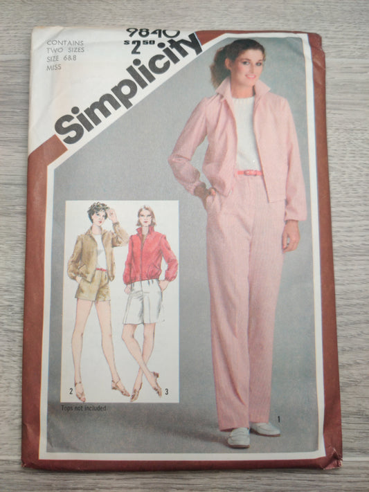 Simplicity 9840 Size 6&8