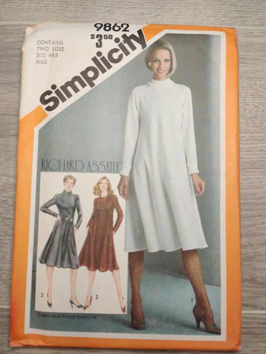 Simplicity 9862 Size 6&8