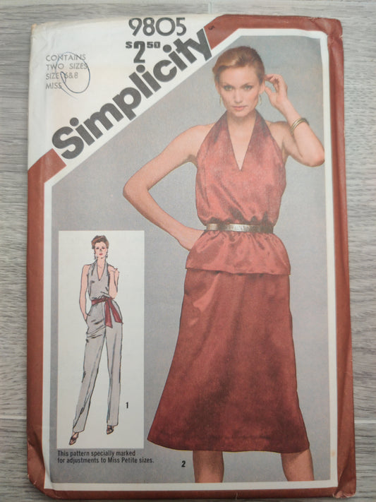 Simplicity 9805 Size 6&8