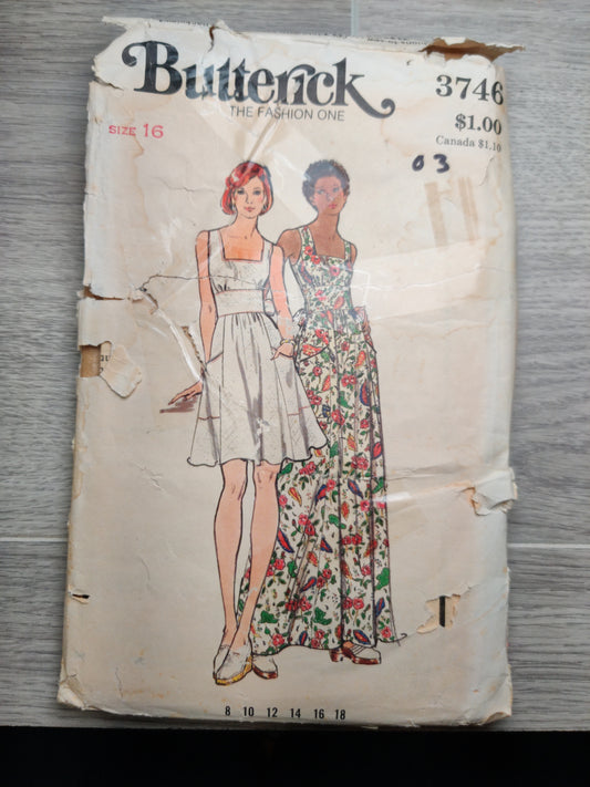 Butterick 3746 Size 16 Bust 38