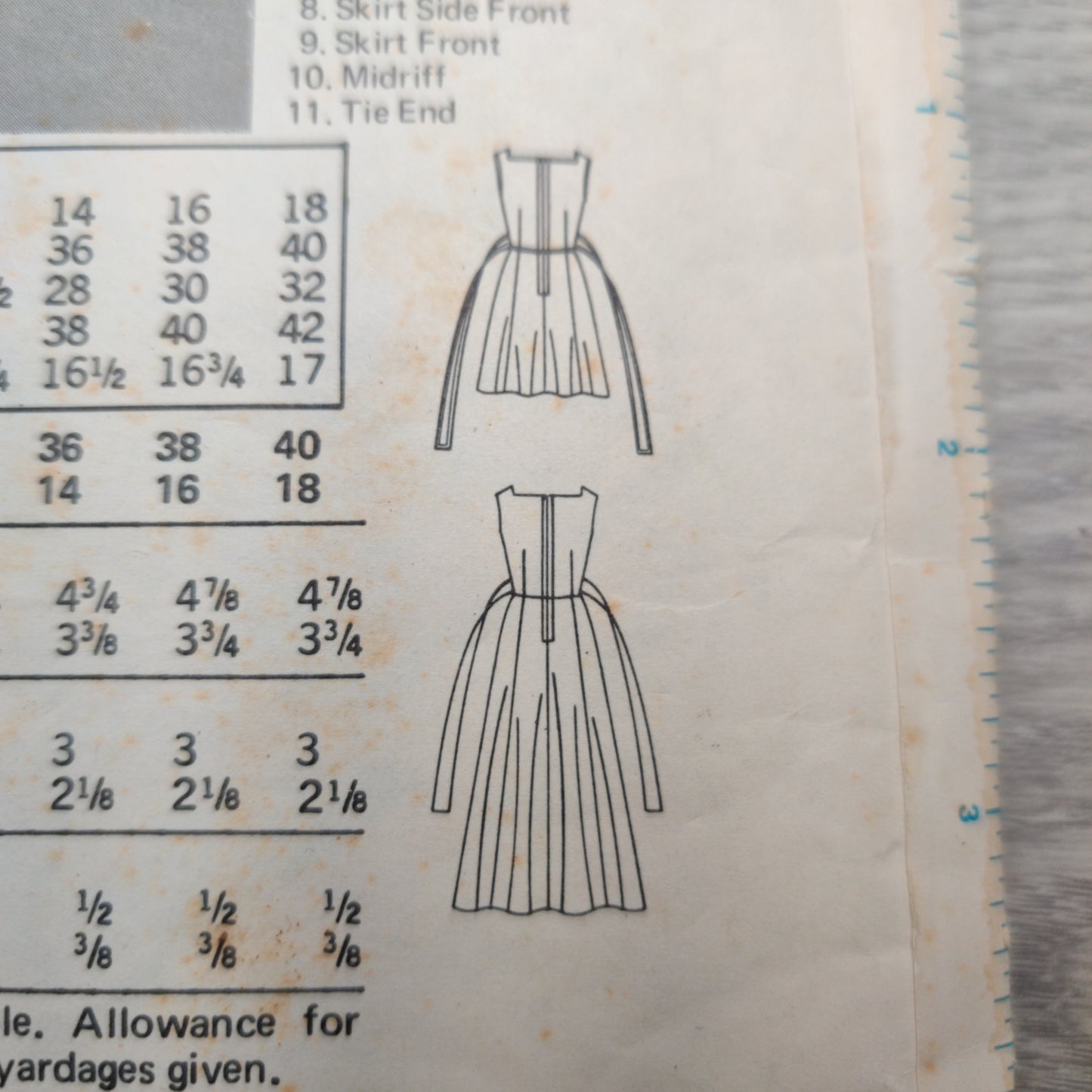 Butterick 3746 Size 16 Bust 38