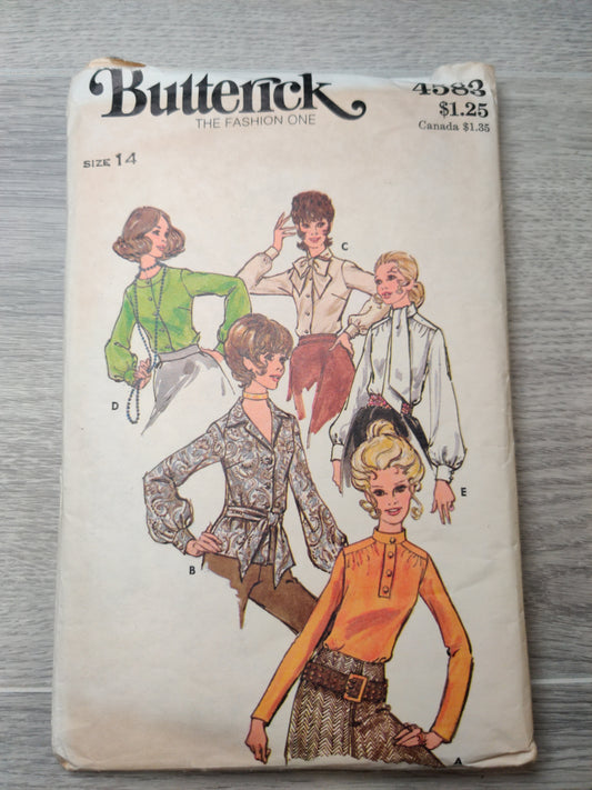 Butterick 4583 Size 14 Bust 36