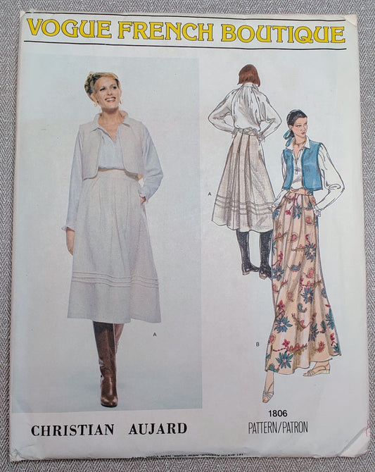 Vogue 1806 Christian Aujard Size 12