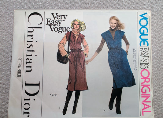 Vogue 1756 Size 12 Christian Dior