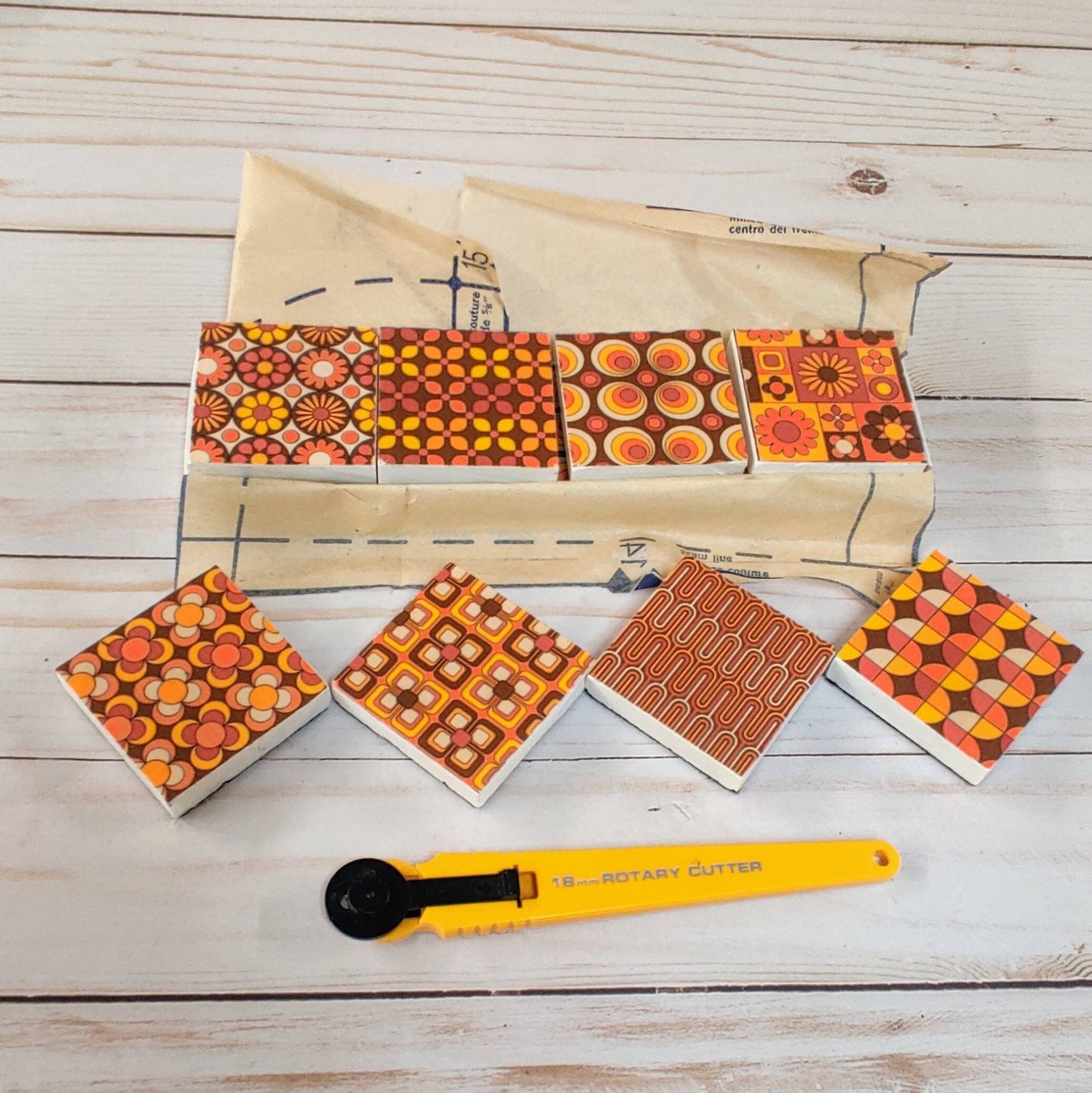 Pumpkin Spice: Sewing Pattern Weights