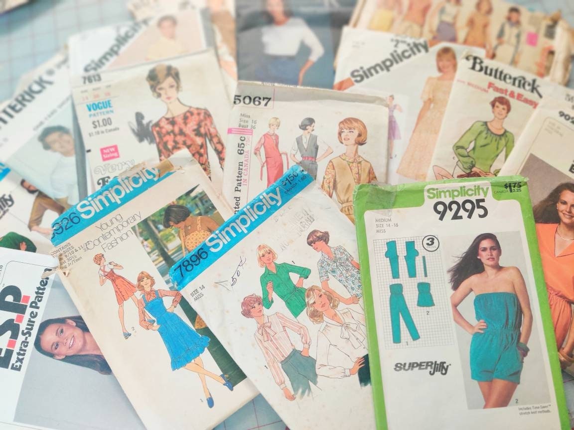Vintage/ Retro Sewing Pattern Bundles – Thanks! I Made Them. Sew Can ...